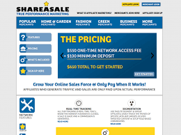 Pricing Of ShareASale